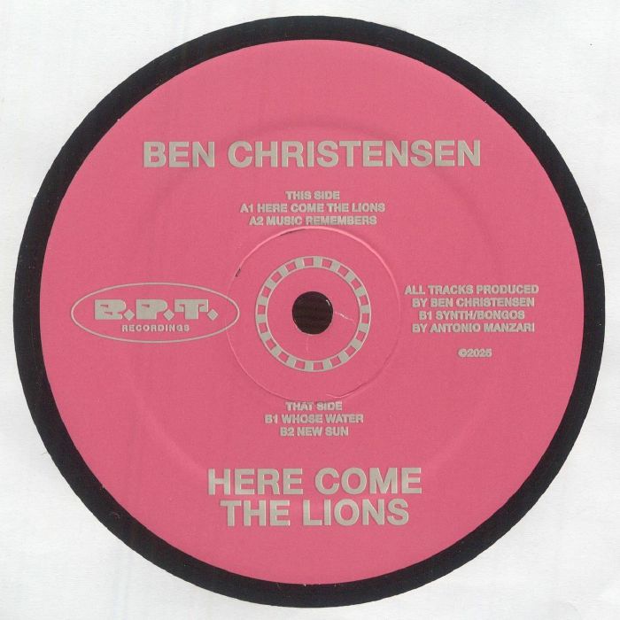 Ben Christensen - Here Come The Lions : 12inch