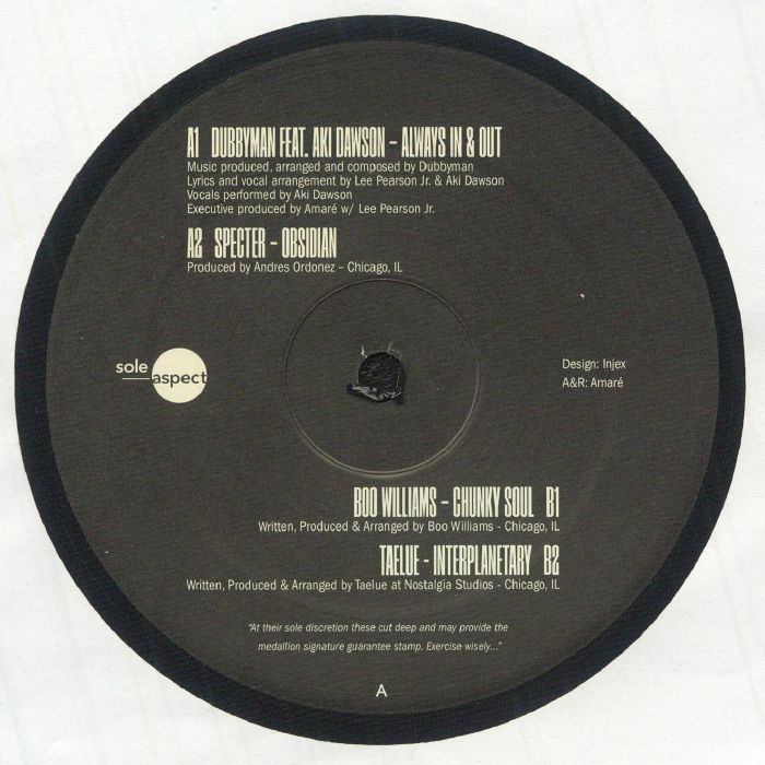 Dubbyman / Specter / Boo Williams / Taelue - Sole Discretion EP Part 2 : 12inch