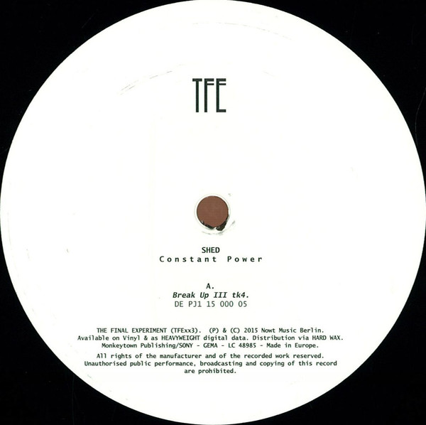 Shed - Constant Power : 12inch