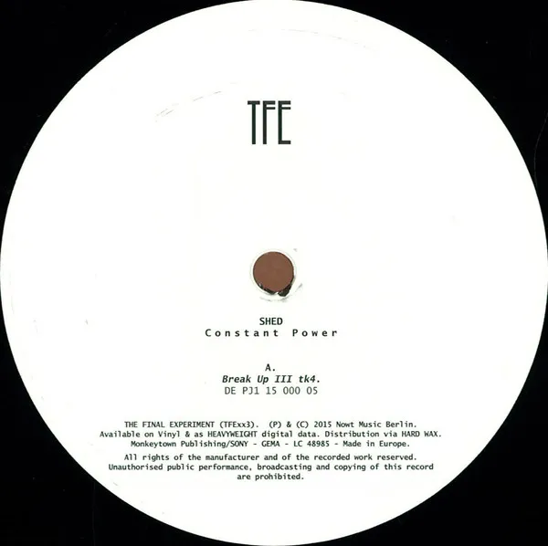 Shed - Constant Power : 12inch