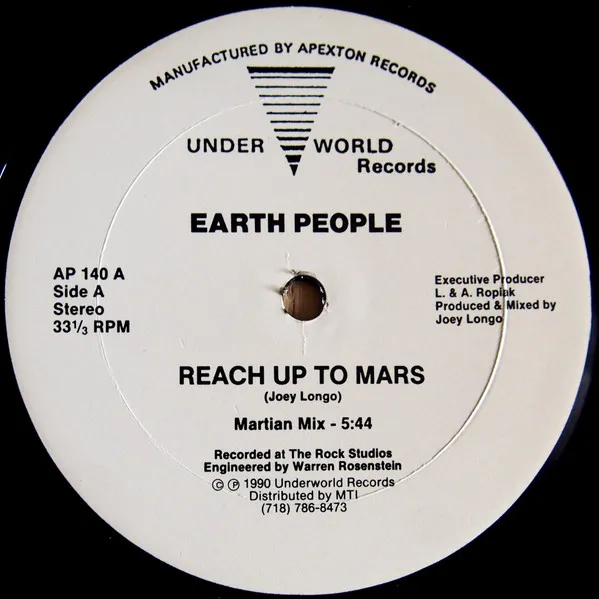 EARTH PEOPLE - Reach Up To Mars : 12inch