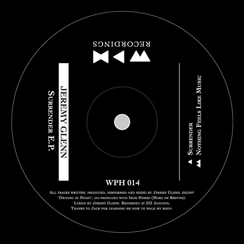 JEREMY GLENN - Surrender E.P. : 12inch