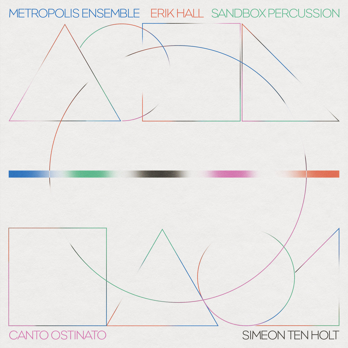 Metropolis Ensemble, Erik Hall, Sandbox Percussion - Canto Ostinato : LP