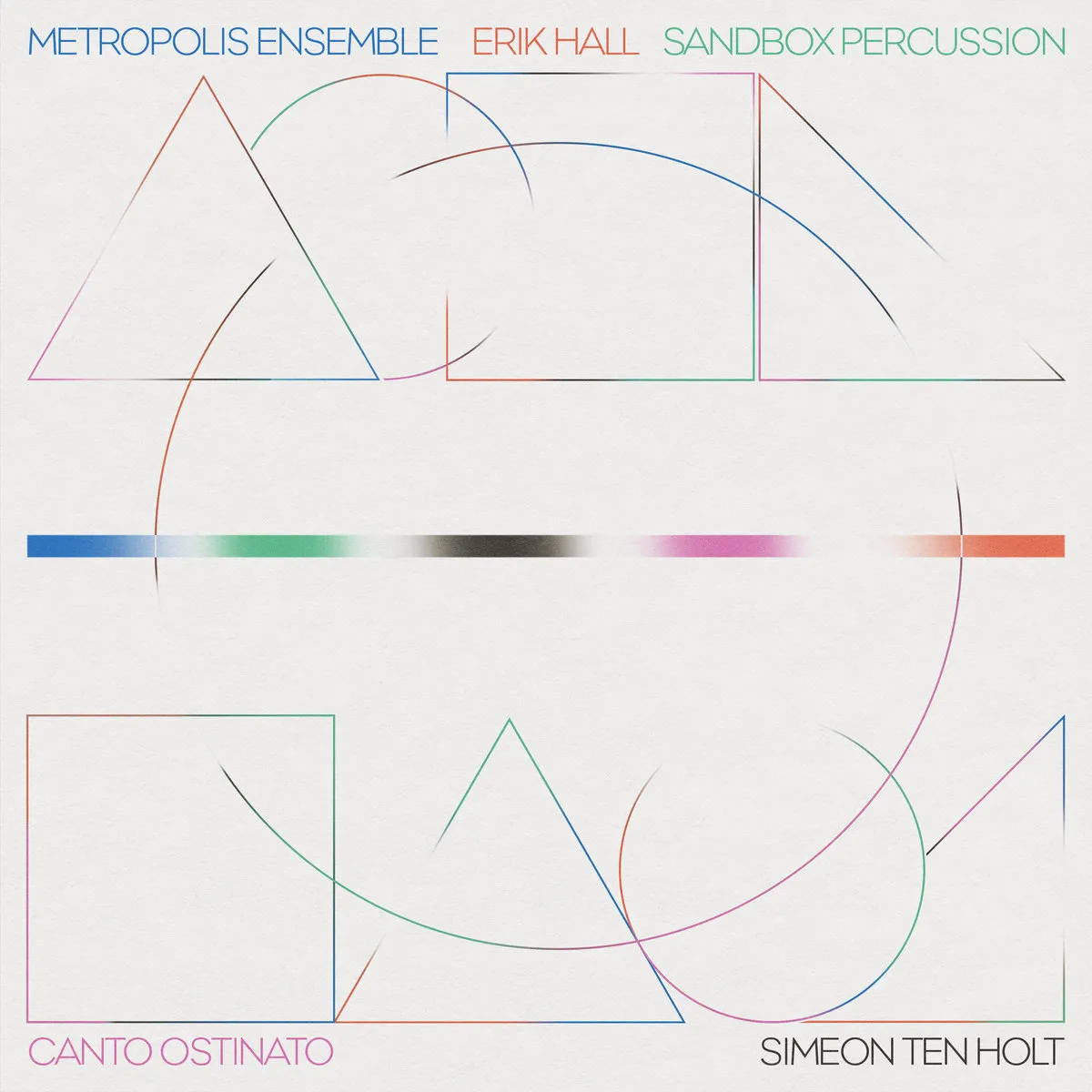Metropolis Ensemble, Erik Hall, Sandbox Percussion - Canto Ostinato : LP