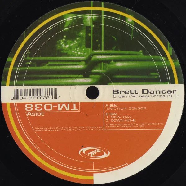 BRETT DANCER - Urban Visionary Series Pt II : 12inch