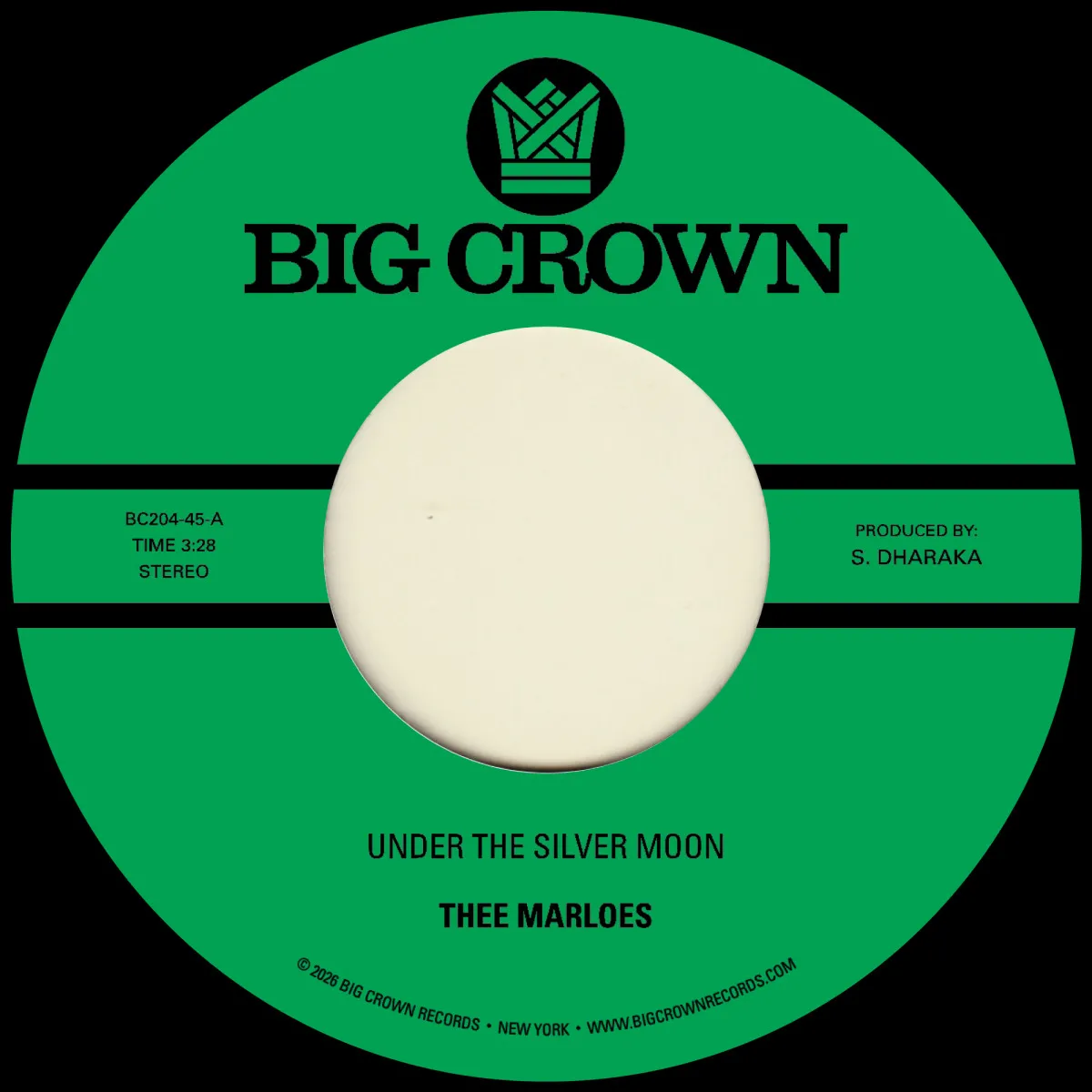 Thee Marloes - Under the Silver Moon b/w Through the Changes : 7inch