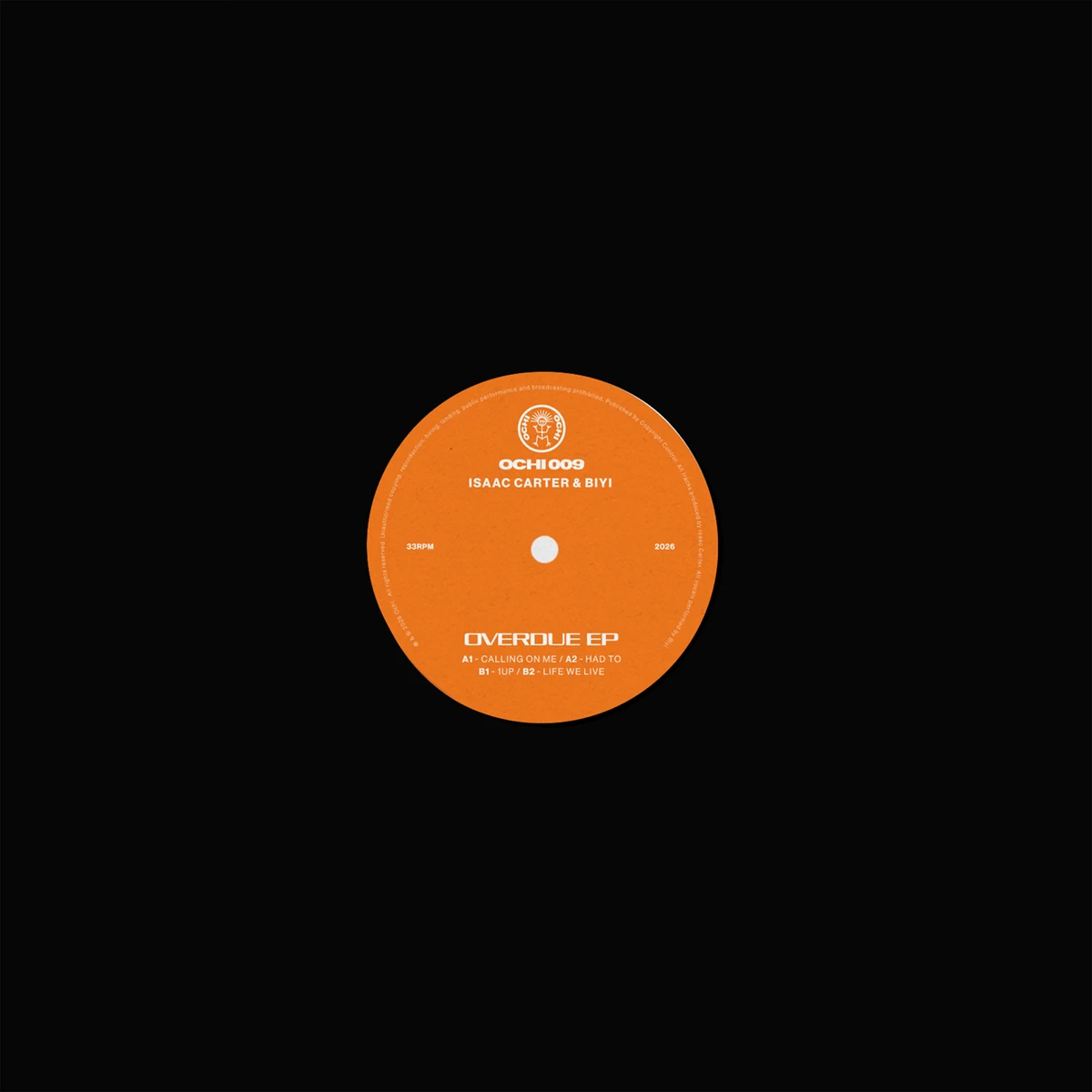 Isaac Carter & Biyi - Overdue EP : 12inch