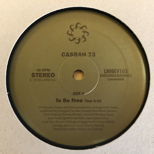 Casbah 73 - To Be Free : 12inch