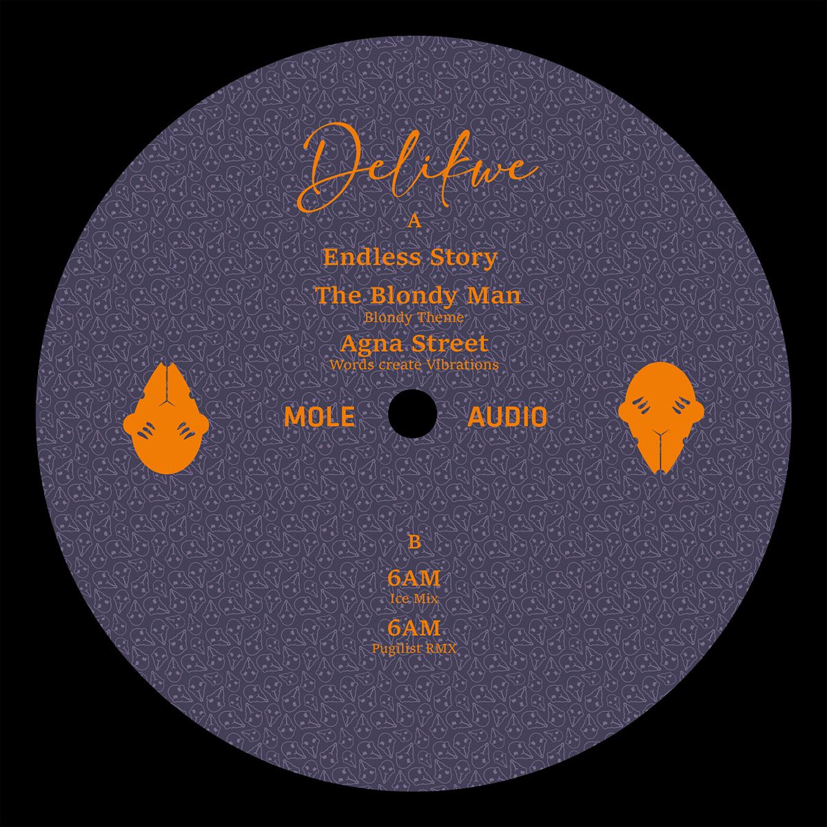 Delikwe - Agna Street (Words Create Vibrations) w/ Pugilist Remix : 12inch