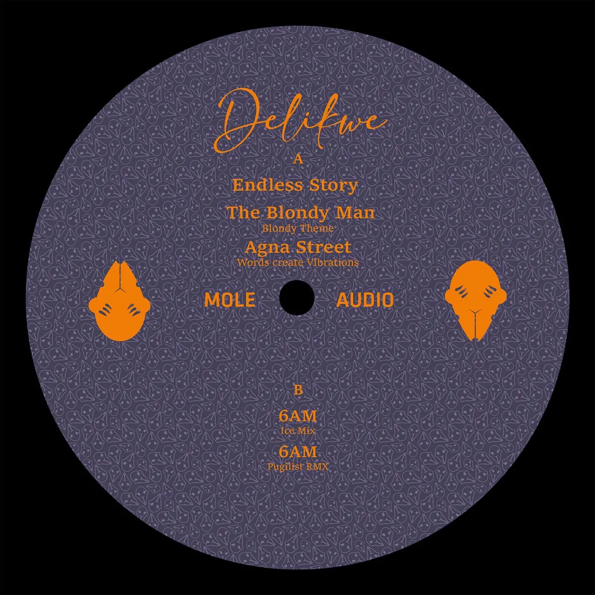 Delikwe - Agna Street (Words Create Vibrations) w/ Pugilist Remix : 12inch