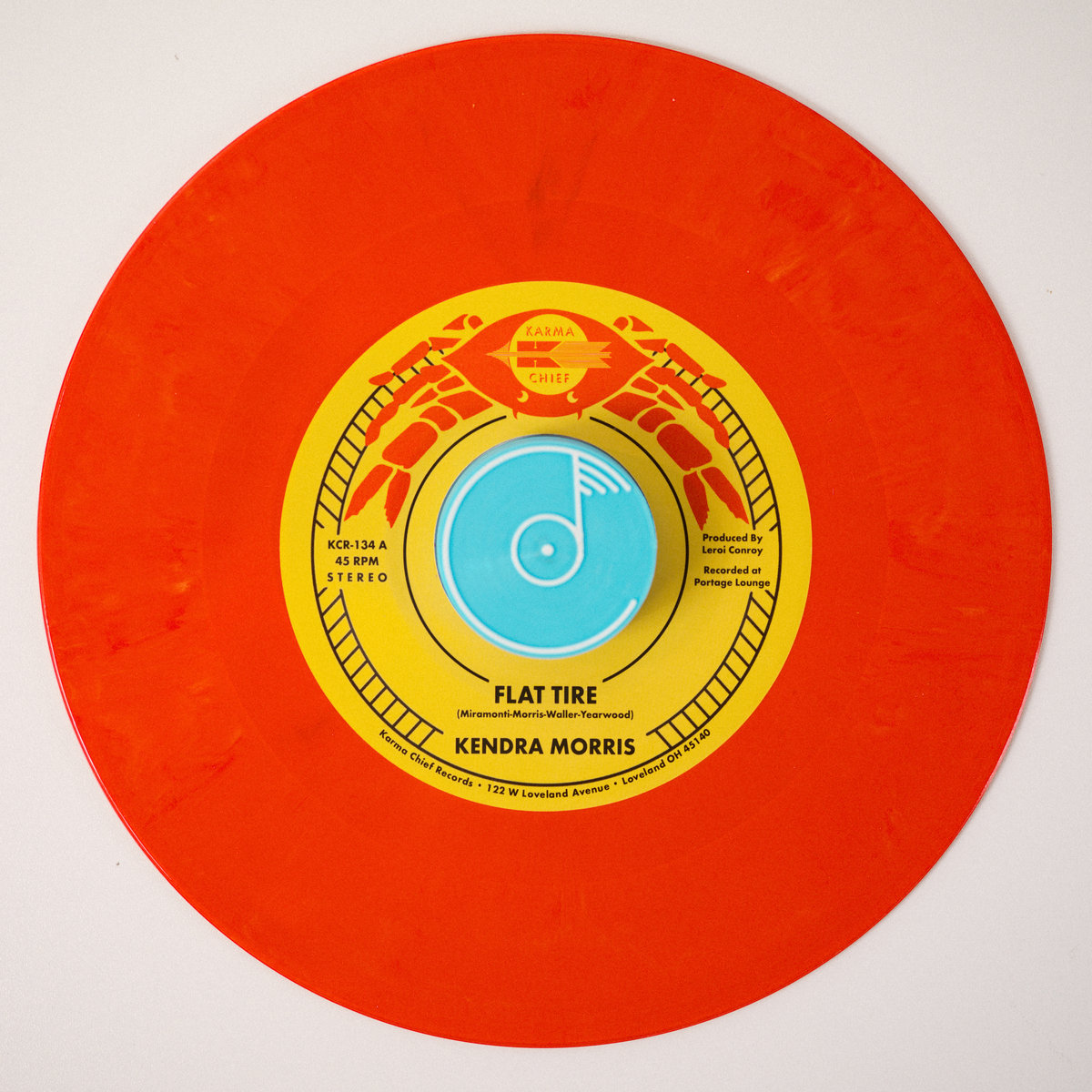 Kendra Morris - Flat Tire / Flat Tire (Dub Mix) : 7inch(Color)