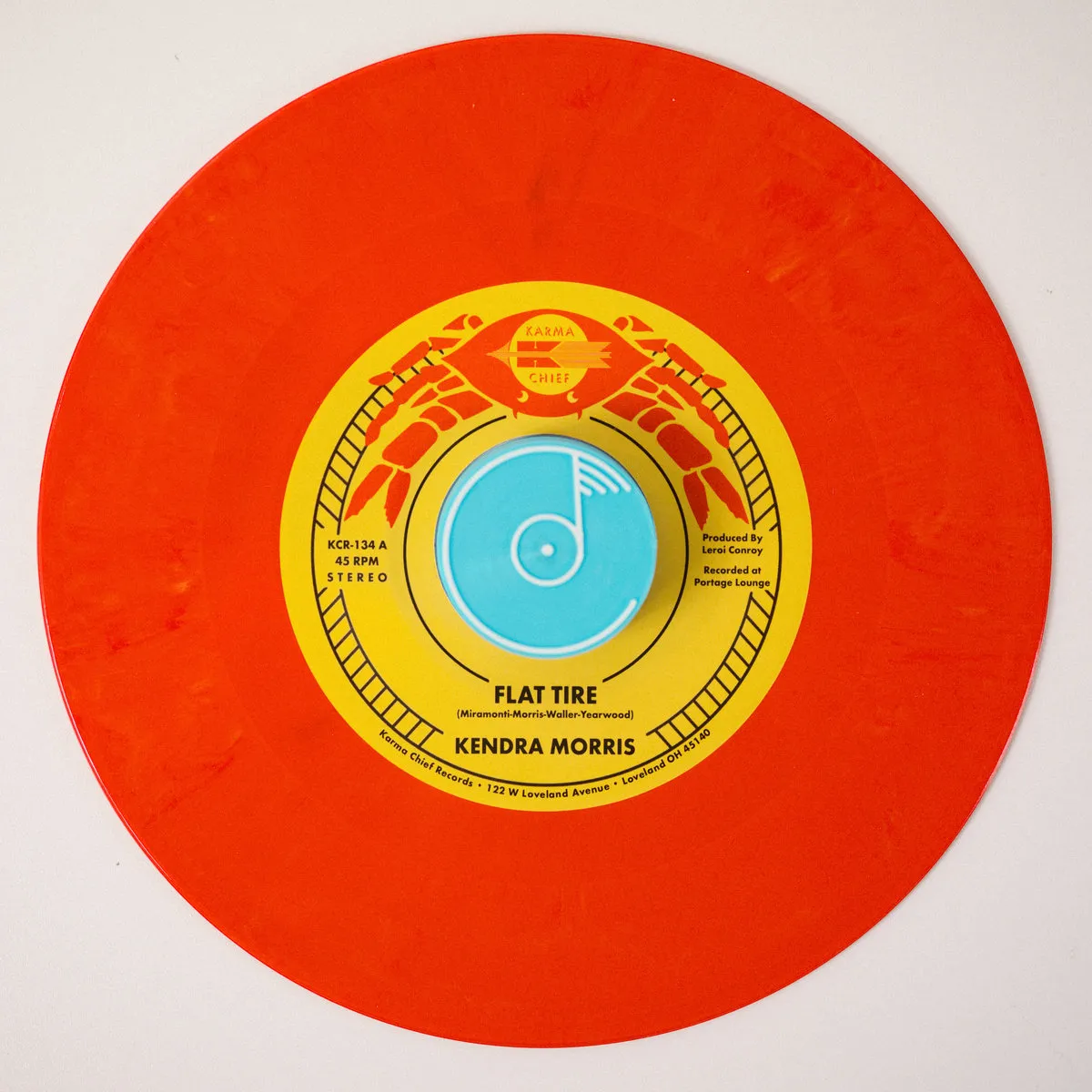 Kendra Morris - Flat Tire / Flat Tire (Dub Mix) : 7inch(Color)