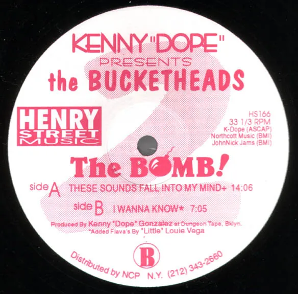 Kenny Dope presents The Bucketheads - The Bomb! (These Sounds Fall Into My Mind) : 12inch