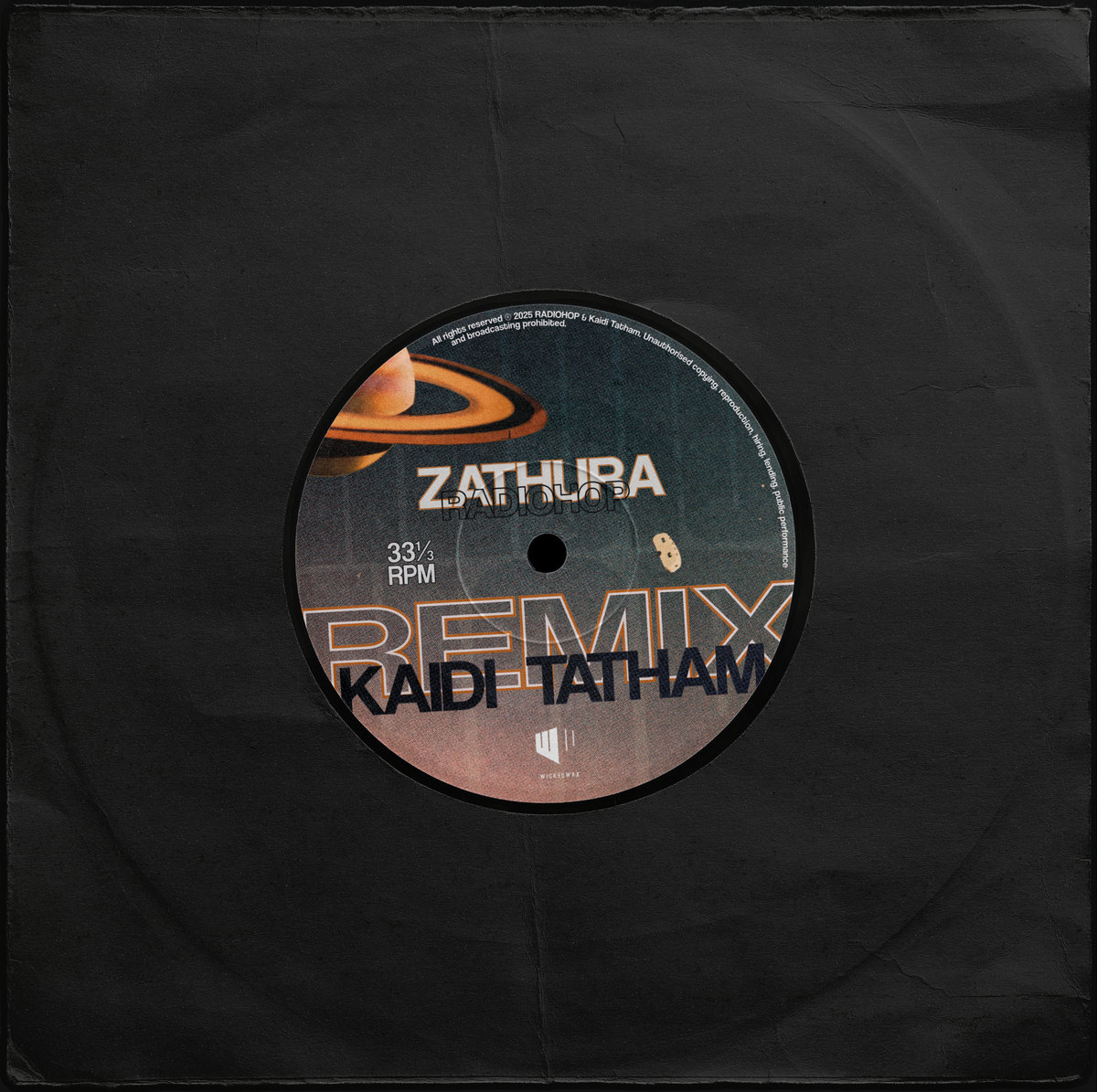 RADIOHOP / Kaidi Tatham - Zathura (Kaidi Tatham Remix) : 7inch