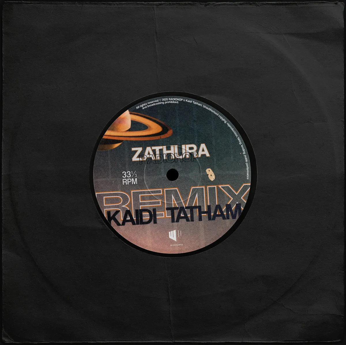 RADIOHOP / Kaidi Tatham - Zathura (Kaidi Tatham Remix) : 7inch