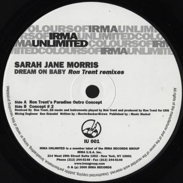 SARAH JANE MORRIS - Dream On Baby (Ron Trent Remixes) : 12inch