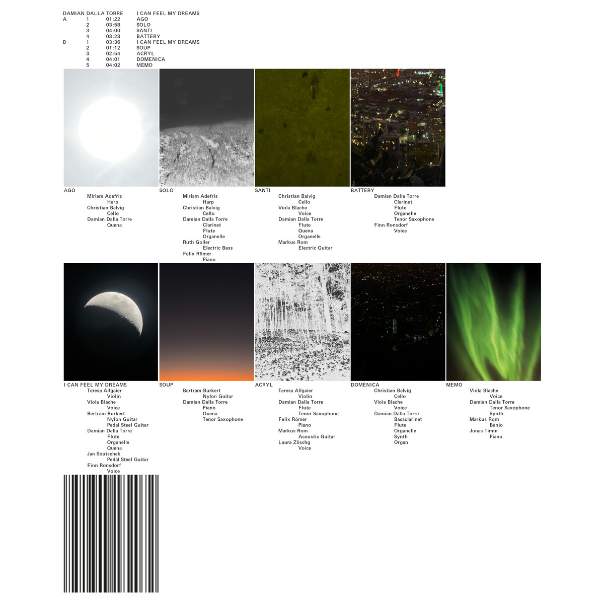 Damian Dalla Torre - I Can Feel My Dreams : LP