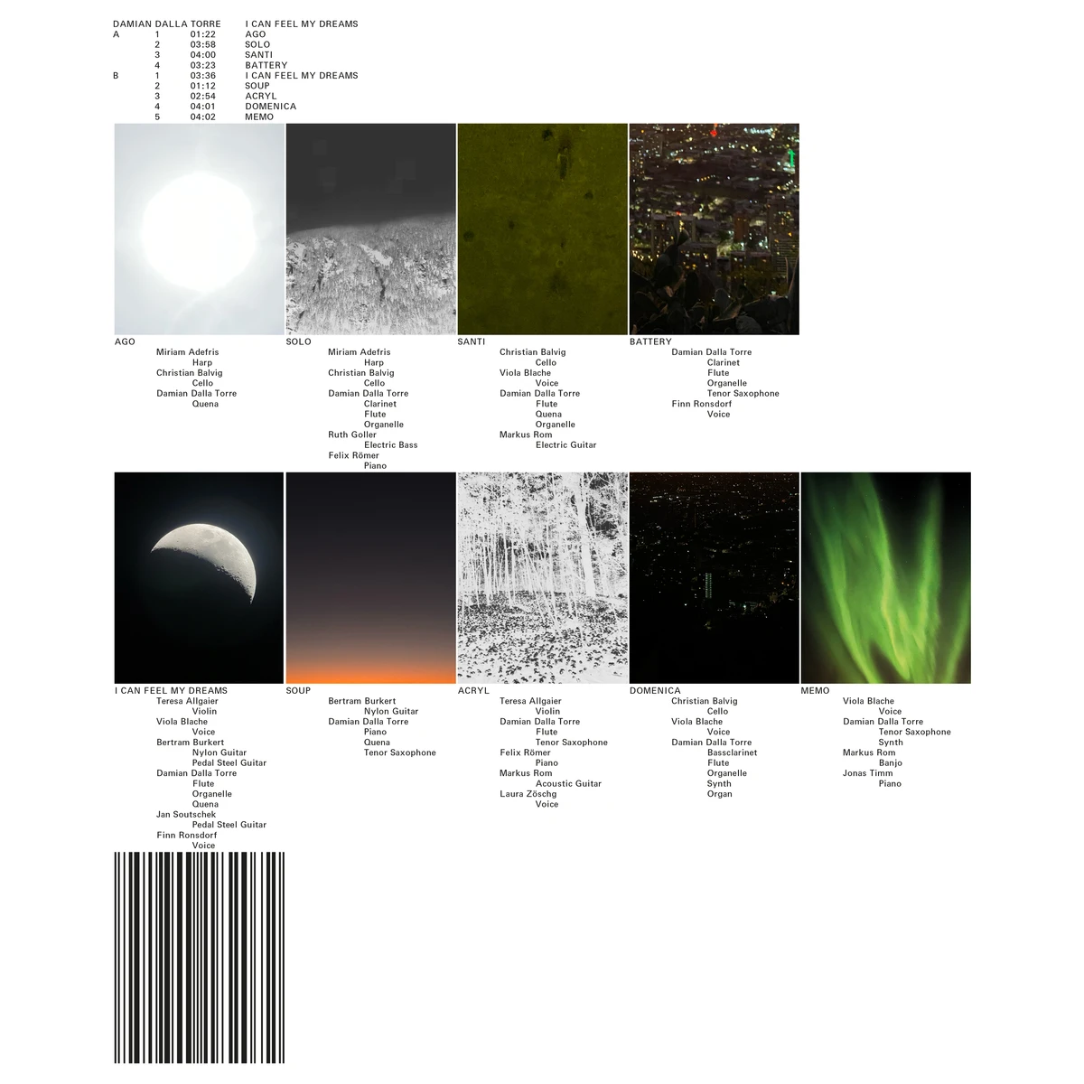 Damian Dalla Torre - I Can Feel My Dreams : LP