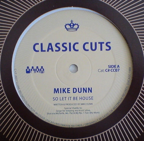 Mike Dunn - So Let It Be House : 12inch