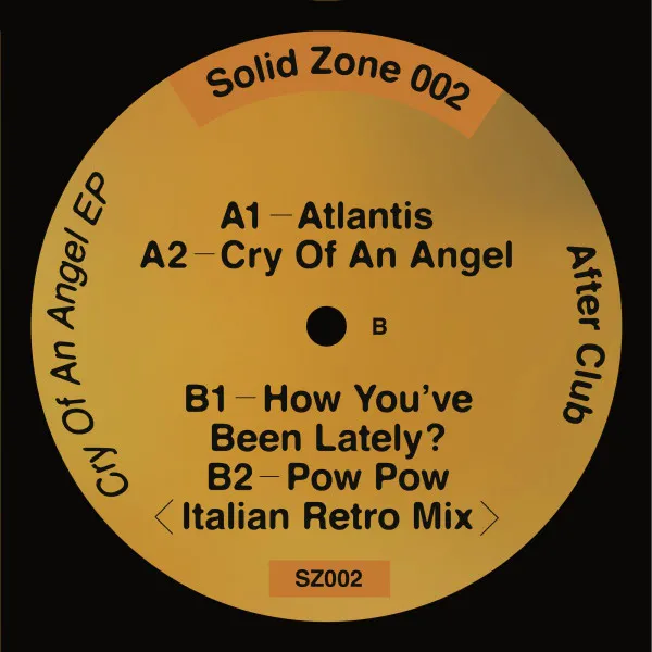 After Club - Cry Of An Angel EP : 12inch