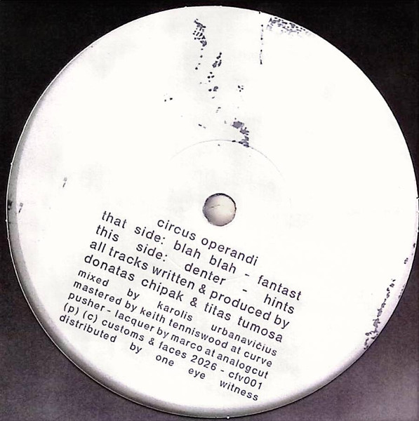 Circus Operandi - EP : 12inch