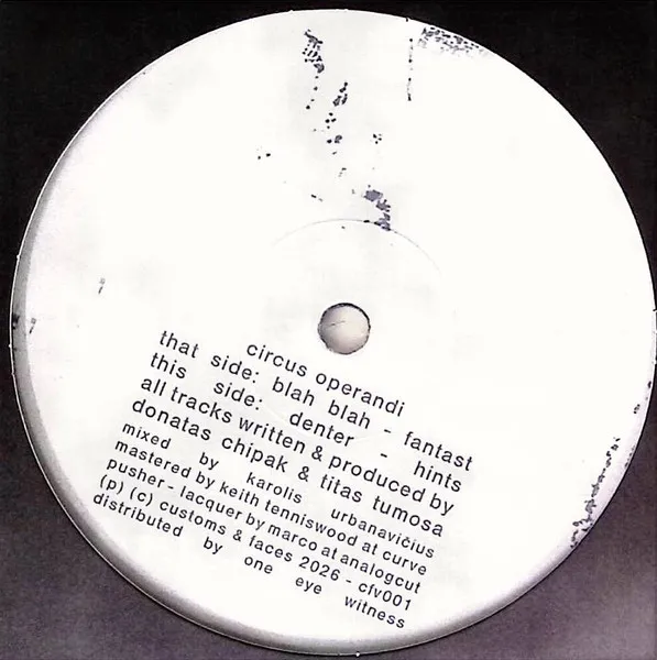Circus Operandi - EP : 12inch