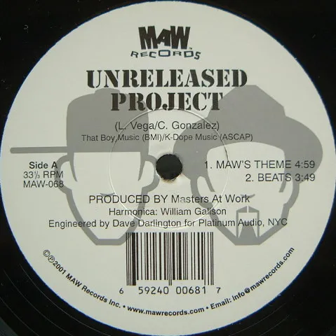 UNRELEASED PROJECT - MAW's Theme / Clouds : 12inch