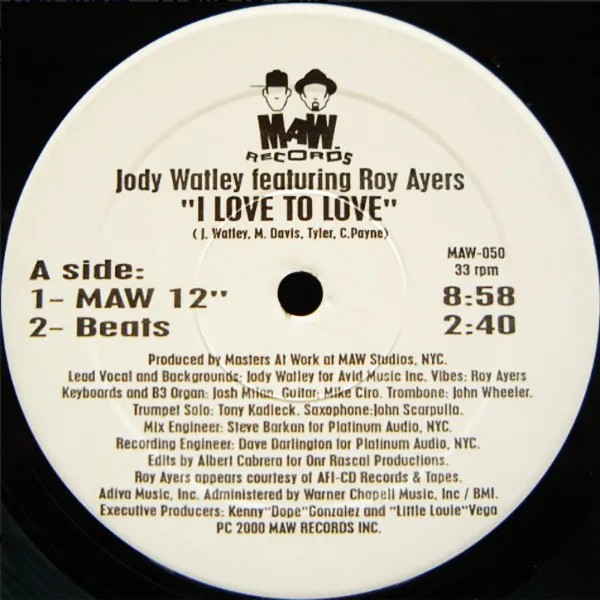 JODY WATLEY - I Love To Love : 12inch