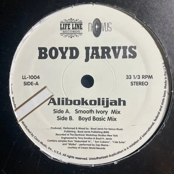 BOYD JARVIS - Alibokolijah : 12inch