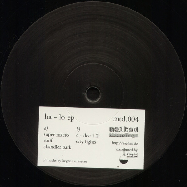 Kryptic Universe - Ha-Lo EP : 12inch
