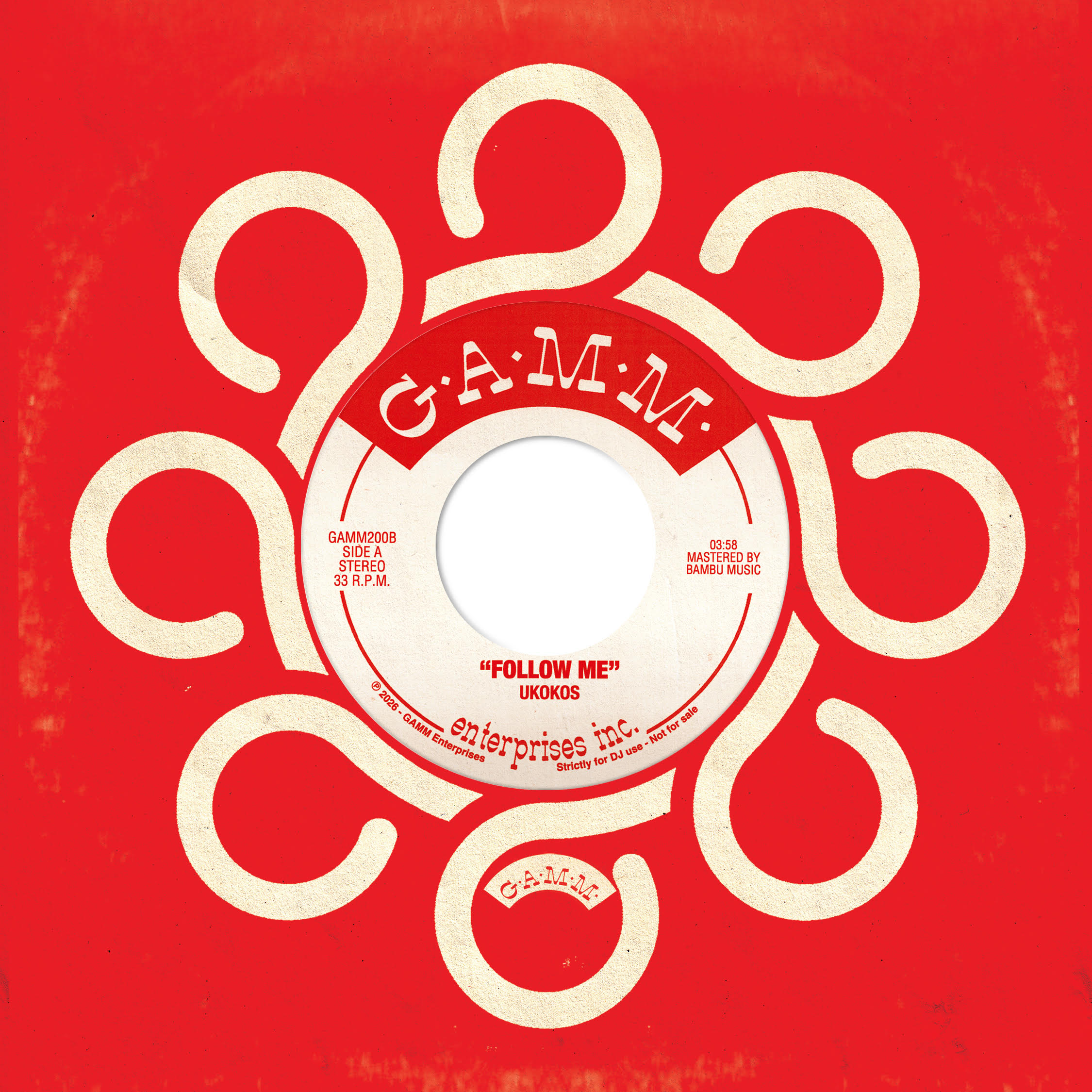 UKOKOS/KAMPINOS - Follow Me : 7inch