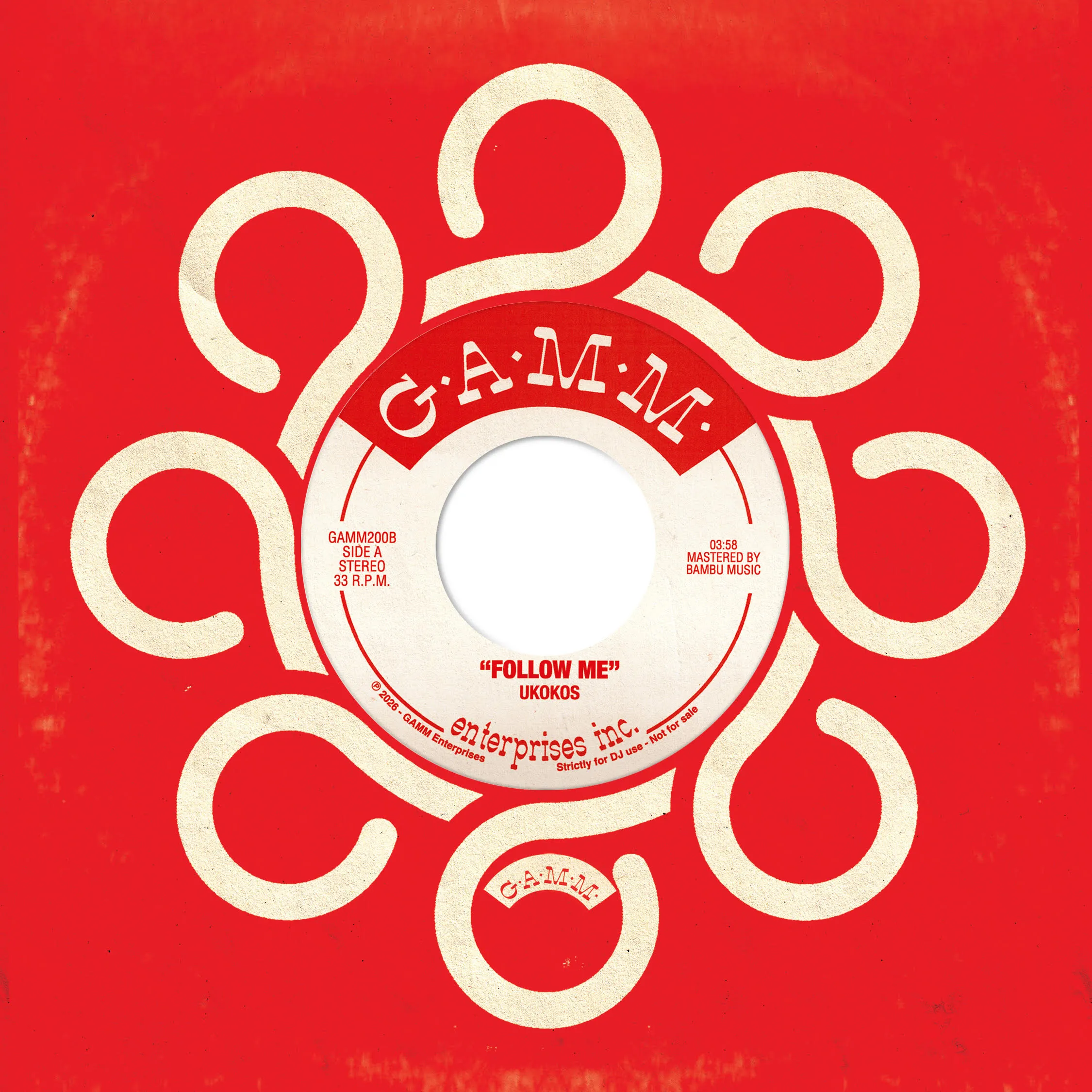 UKOKOS/KAMPINOS - Follow Me : 7inch