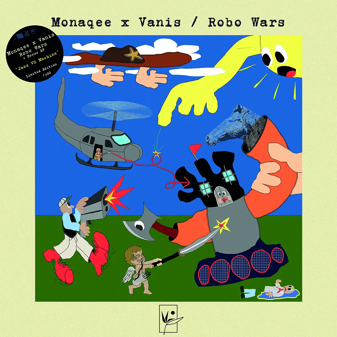 Monaqee & Vanis - Robo Wars + Bonus EP : LP