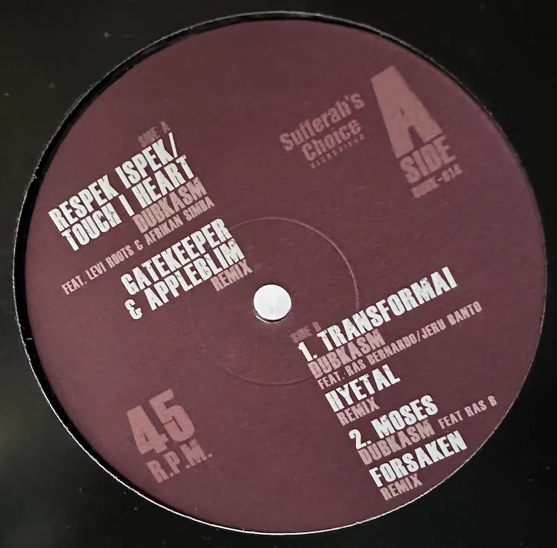 Dubkasm - Transform I - Remixed Part 2 : 12inch