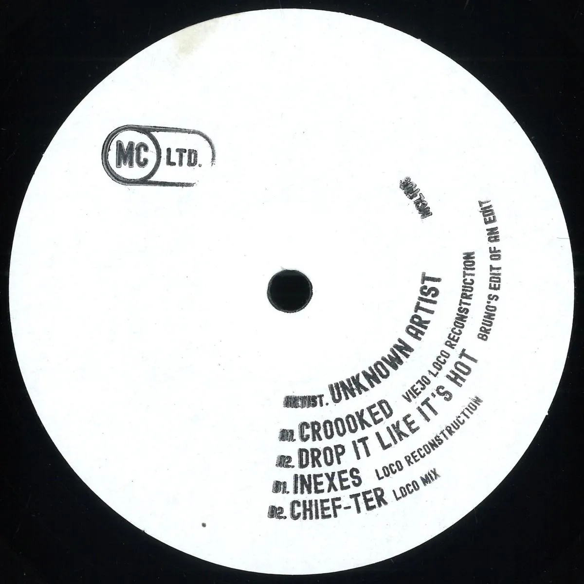 Unknown Artist - MCLTD6 : 12inch
