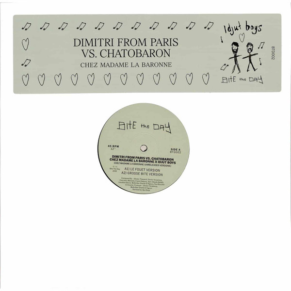 Dimitri From Paris Vs. Chatobaron - Chez Madame La Baronne – Unreleased Idjut Boys Versions : 12inch