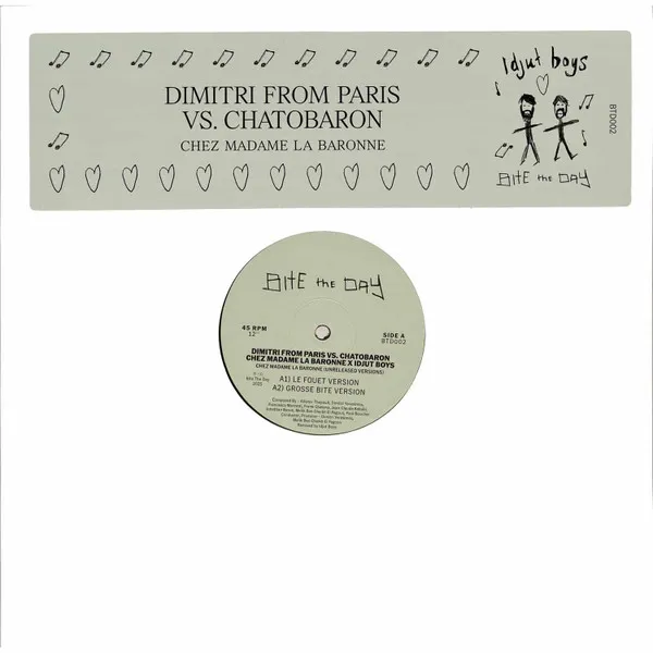 Dimitri From Paris Vs. Chatobaron - Chez Madame La Baronne – Unreleased Idjut Boys Versions : 12inch