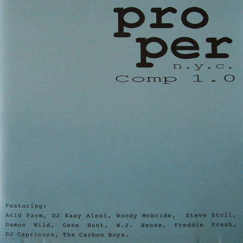 VARIOUS - Proper N.Y.C. Comp 1.0 : 2x12inch