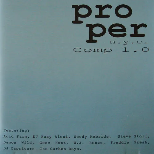 VARIOUS - Proper N.Y.C. Comp 1.0 : 2x12inch