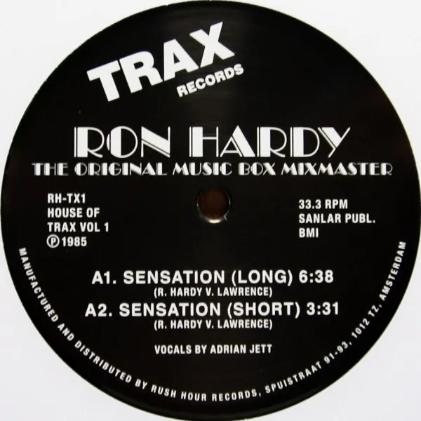 Ron Hardy - Sensation : 12inch