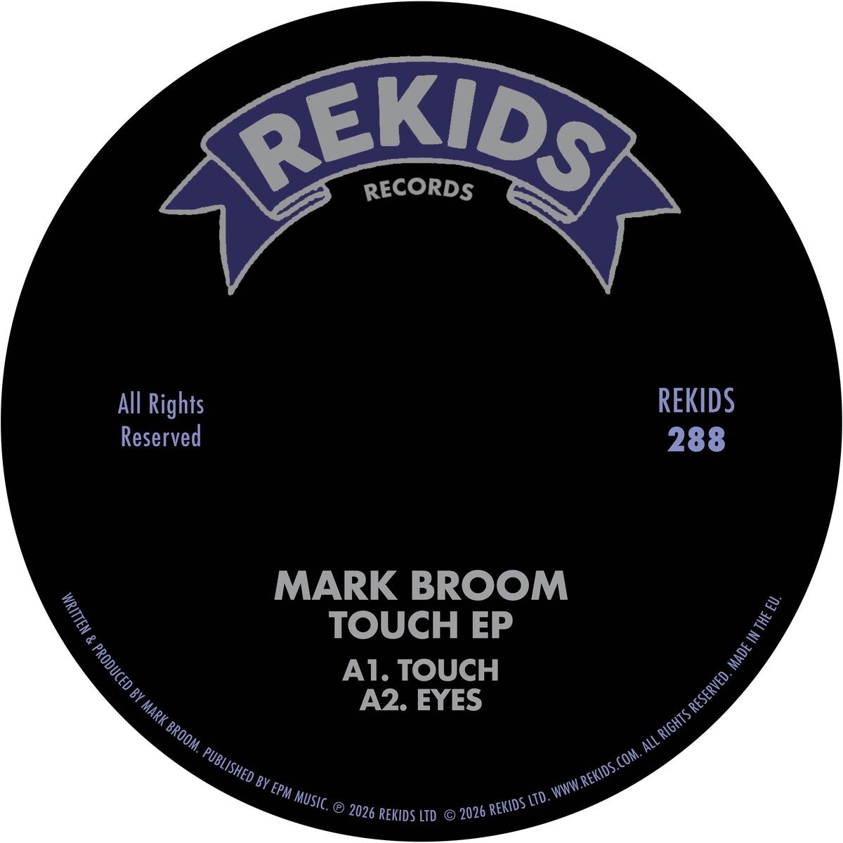 Mark Broom - Touch EP : 12inch