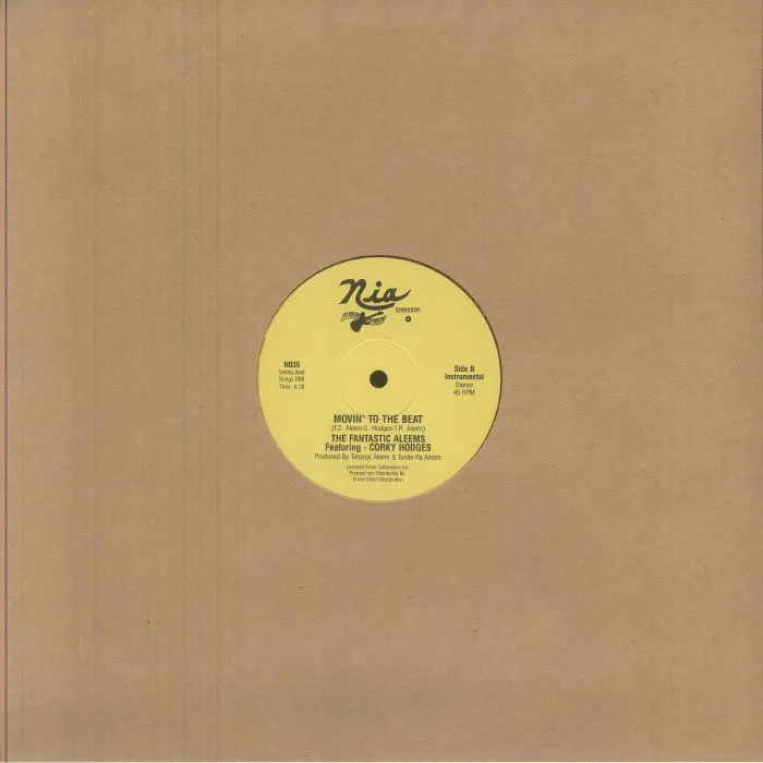 The Fantastic Aleems Feat Corky Hodges - Movin' To The Beat : 12inch