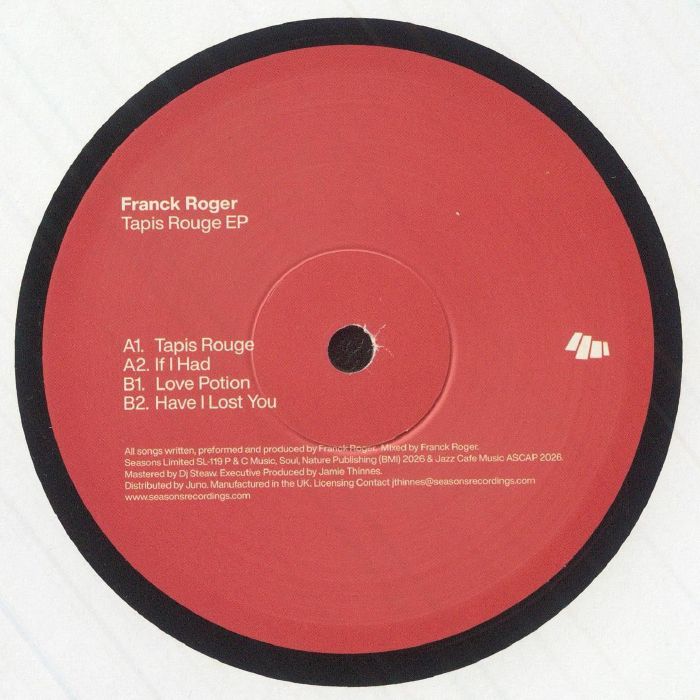 Franck Roger - Tapis Rouge EP : 12inch