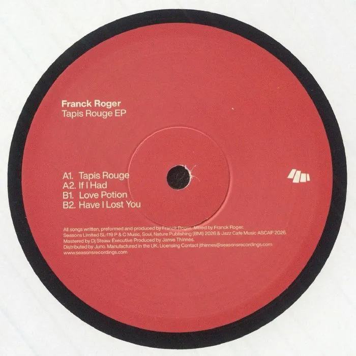 Franck Roger - Tapis Rouge EP : 12inch