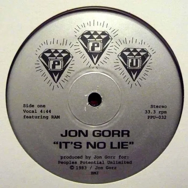 Jon Gorr - It's No Lie : 12inch