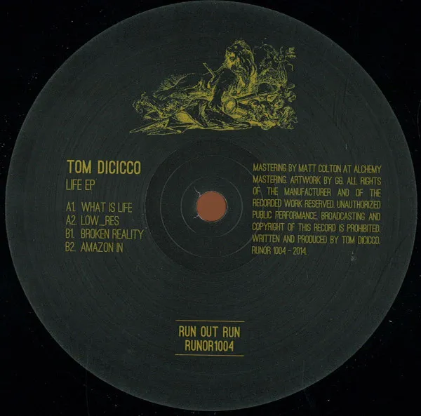 Tom Dicicco - Life EP : 12inch