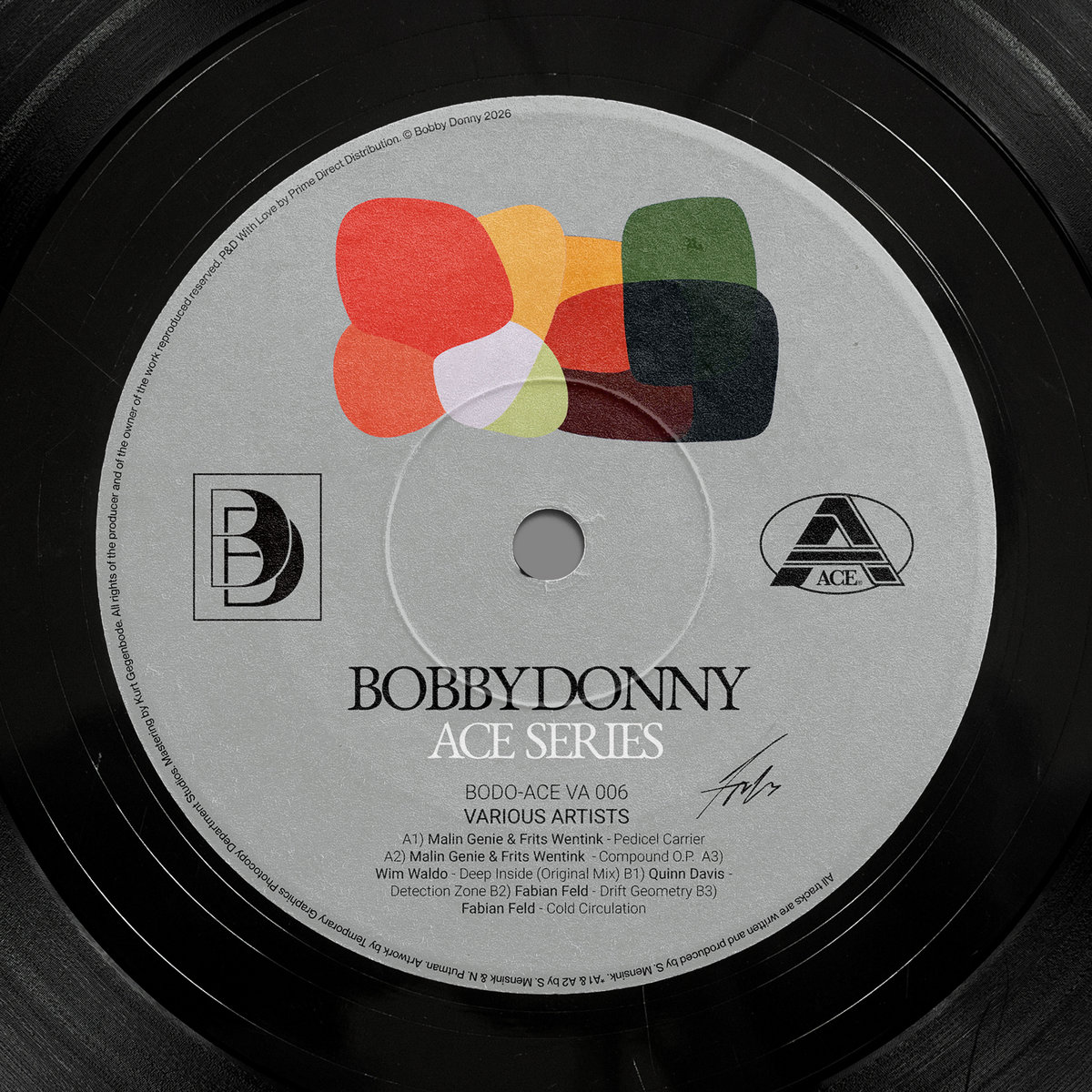 Frits Wentink & Malin Genie / Wim Waldo / Quinn Davis / Fabian Feld - BODO-ACE VA 006 : 12inch
