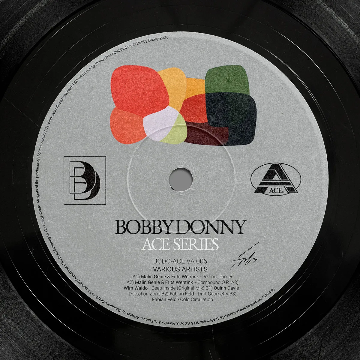 Frits Wentink & Malin Genie / Wim Waldo / Quinn Davis / Fabian Feld - BODO-ACE VA 006 : 12inch