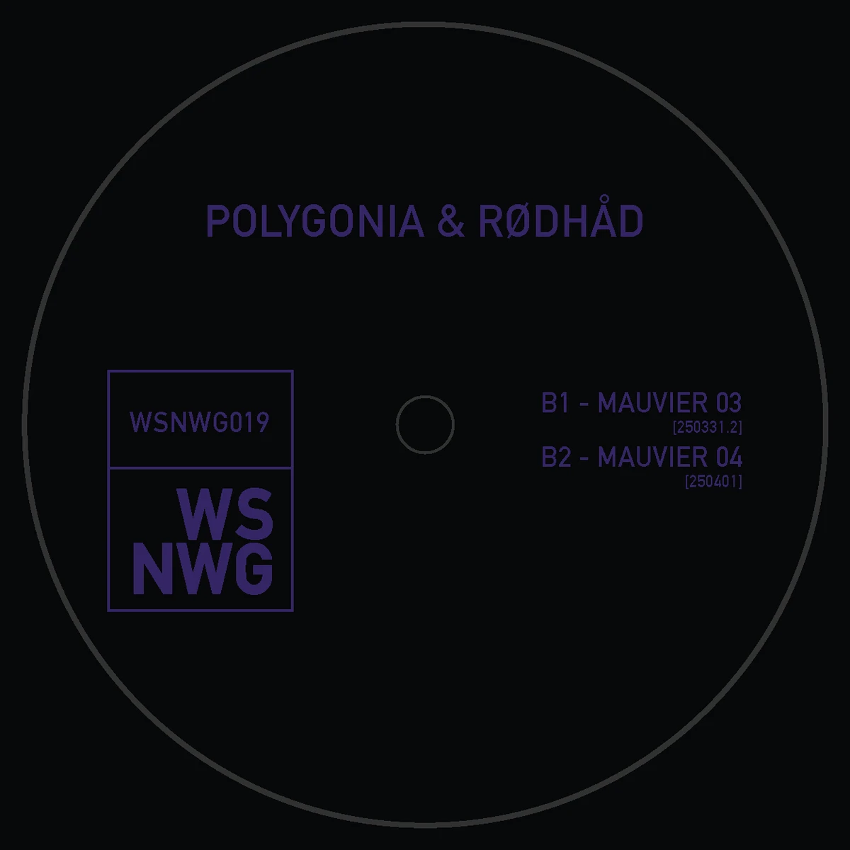 Polygonia & Rødhåd - MAUVIER : 12inch