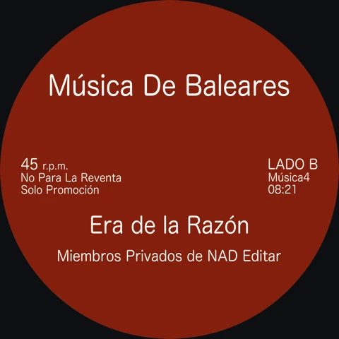 NAD - No Me Muevo/Era De La Razón : 12inch